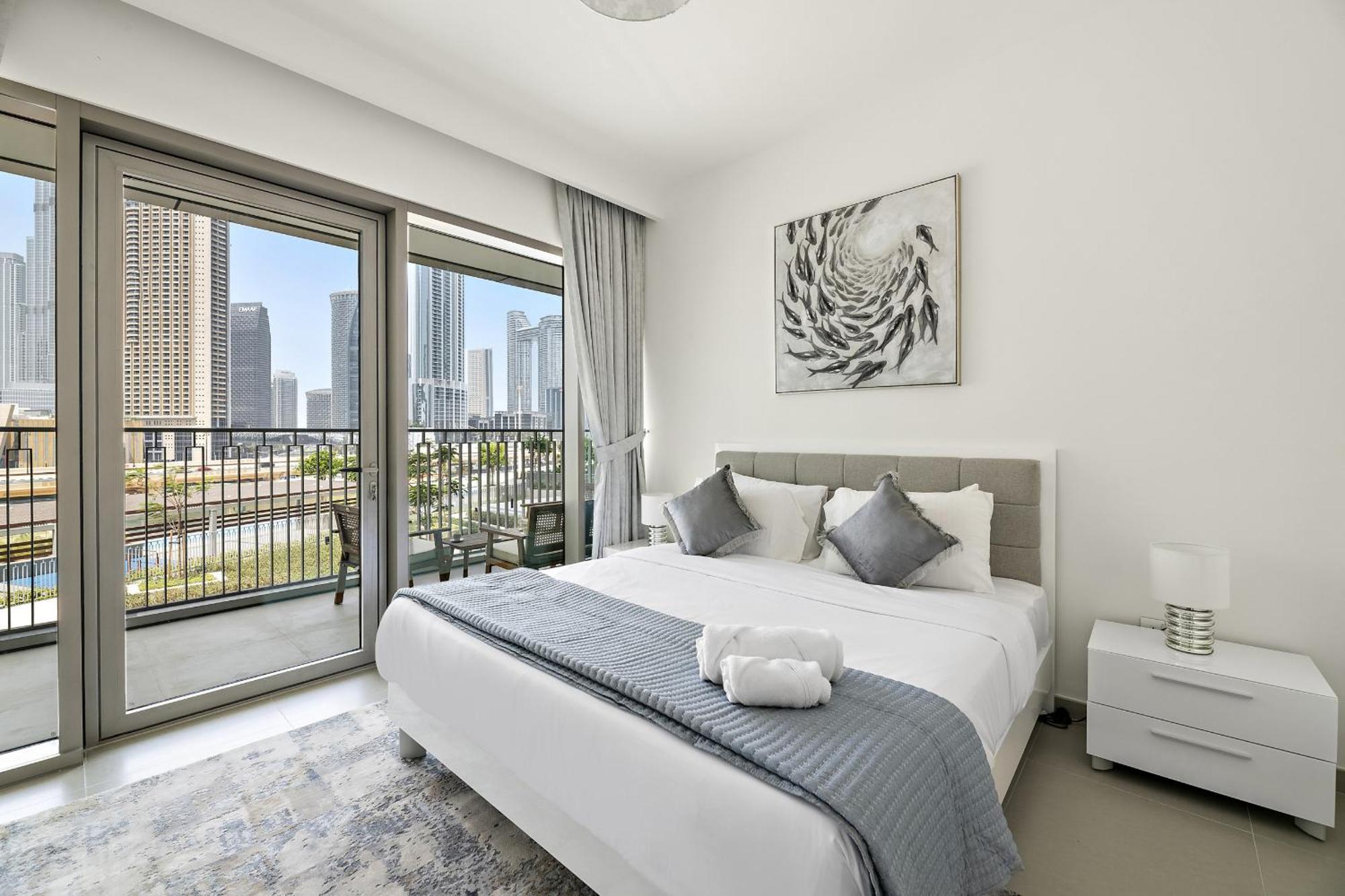 Vayk - Chic 3br With Burj Khalifa View In Downtown *
