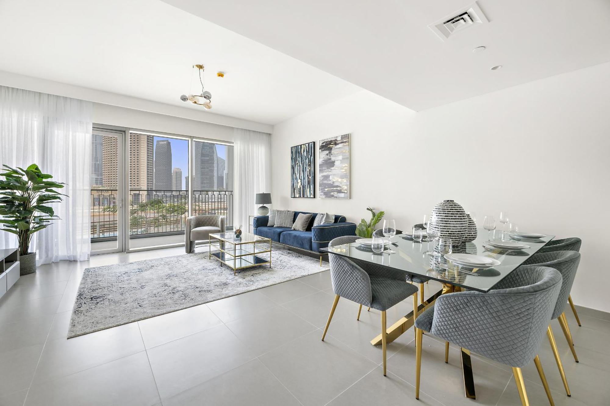 Vayk - Chic 3br With Burj Khalifa View In Downtown Apartment